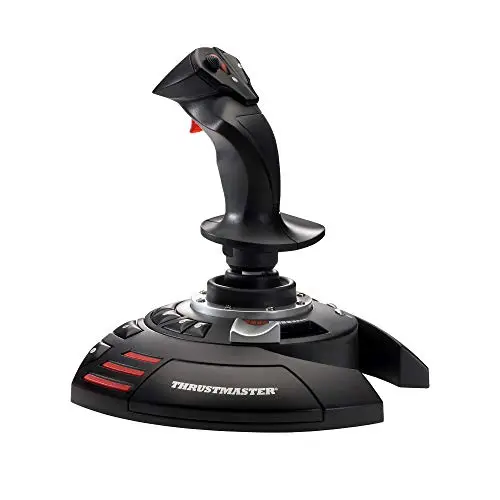 Thrustmaster T.Flight Stick X – Joystick Simulation de Vol Ergonomique – Manette de Vol avec Résistance de Manche Réglable et Large Repose-Main – Compatible PC