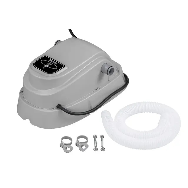Bestway Chauffage de Piscine pour Piscine Hors Sol Gris 4,6 m