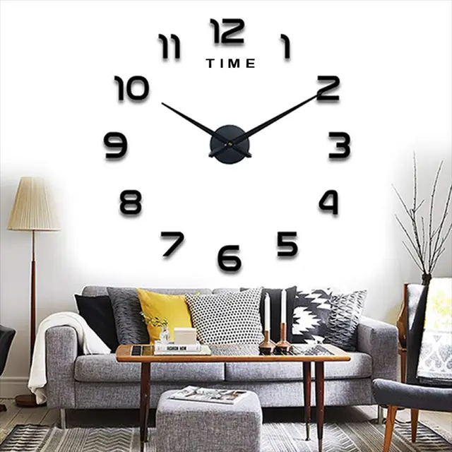 Yolistar Grande Horloge Murale Moderne