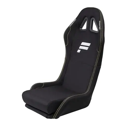 FANATEC CSL Siège baquet Cockpit pour le Sim Racing – Léger et Durable, Conçu pour le CSL Cockpit, Rembourrage en Mousse de Soutien Refroidissement Passif, Confort longue durée - Noir