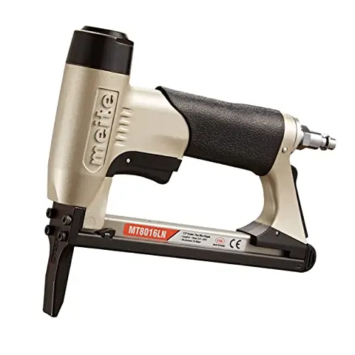 meite MT8016LN Agrafeuse Pneumatique bec long, Utilise des Agrafes de Type 80, Agrafes 6 à 16 mm, Couronne 12,8 mm – Pression de Travail 4–6 bar – Agrafeuse Pneumatique Pour Meubles et Travail du Bois