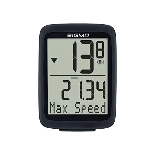 SIGMA SPORT BC 10.0 | ordinateur de vélo avec de nombreuses fonctions | compteur de vélo pour les plus hautes exigences | facile à utiliser avec de grandes touches et une présentation claire