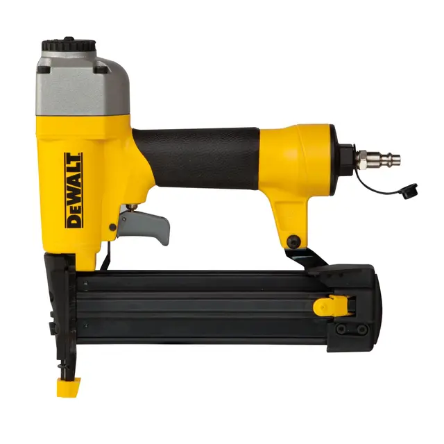 DEWALT - Cloueur Pneumatique 18 GA - DPSB2IN1-XJ - Agrafeuse Pneumatique - Pilote le Brad et les Agrafes - Longueur des Clous 15-40 mm - Profondeur Ajustable - 4,8-7 Bar