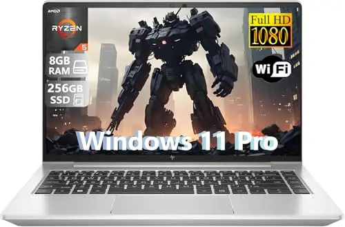 HP EliteBook 645 G9 Business Ordinateur Portable, 14 Pouces FHD (1920x1080) Ordinateur Portable, AMD Ryzen 5 Pro 5675U, RAM 8 Go, SSD 256 Go, Clavier US QWERTY, Windows 11 Pro (reconditionné)