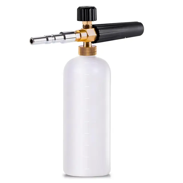 Stone Banks Canon à Mousse Compatible avec Nilfisk Alto/KEW/Kränzle/WAP pour Nettoyeur Haute Pression, Lance de Mousse à Neige pour Voiture avec buse en Mousse réglable