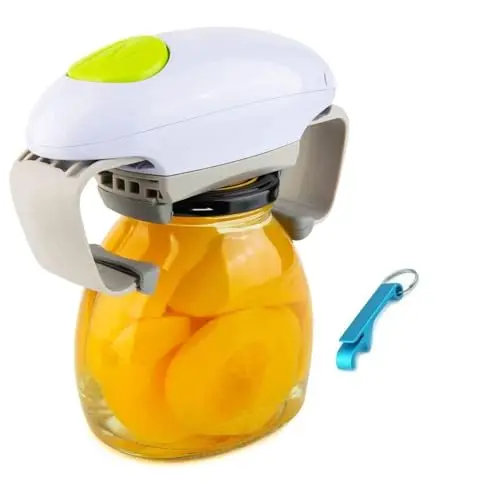 Ouvre Jar électrique, Restaurant Ouvre-boîte, lisse bord automatique pot ouvre pour les particuliers, l'arthrite et femme au foyer, ouvre-bouteilles pour les mains arthritiques