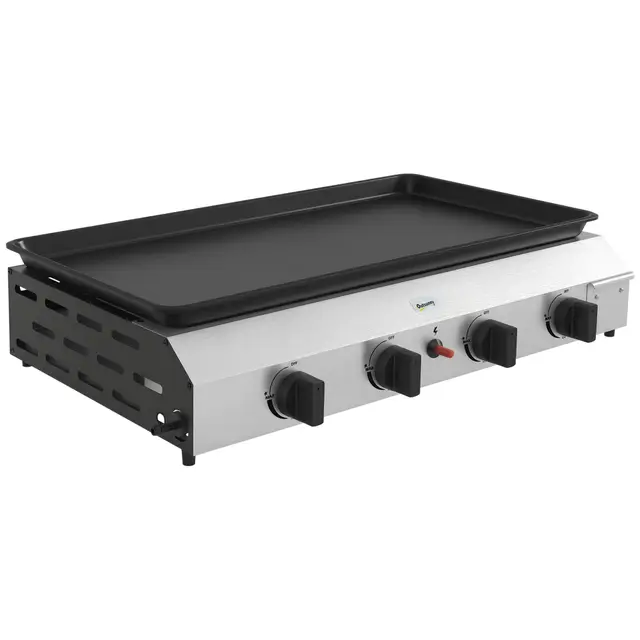 Outsunny Plancha gaz 4 brûleurs