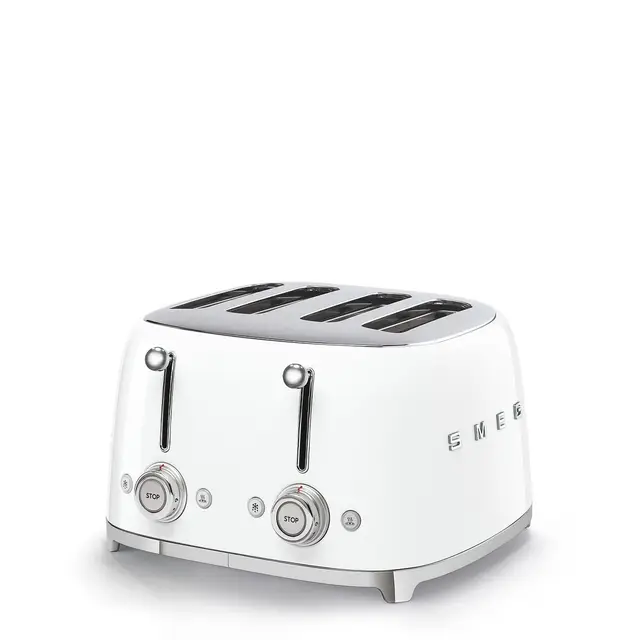 Smeg TSF03WHEU Grille-pain 4 tranches