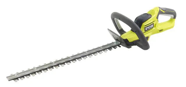 RYOBI - Taille-Haies sans Fil 18V One+ OHT1845 – Lame 45 cm, Capacité 18 mm, Double Action, Lame Découpée Laser – Léger, Silencieux et Maniable – Batterie Non Incluse
