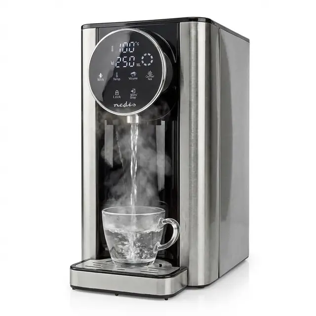 Distributeur d'eau Chaude - 2600 W - 2,7 l - Aluminium/Noir