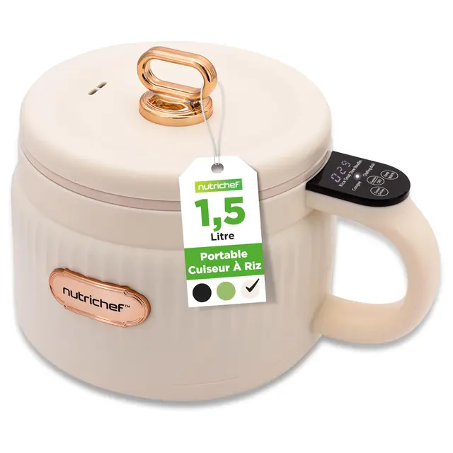 Nutrichef NC12BWHITE Cuiseur à riz