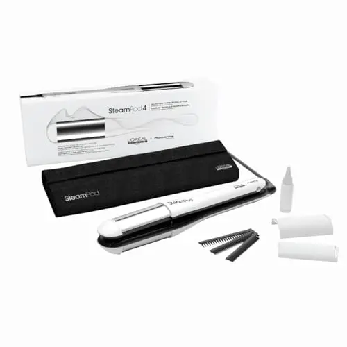 STEAMPOD 4 - Lisseur Boucleur Vapeur - Idée Cadeau - 95% De Dommages En Moins - Coiffage Rapide - 3 Températures - Technologie Vapeur Brevetée - Tous Types De Cheveux - L'Oréal Professionnel