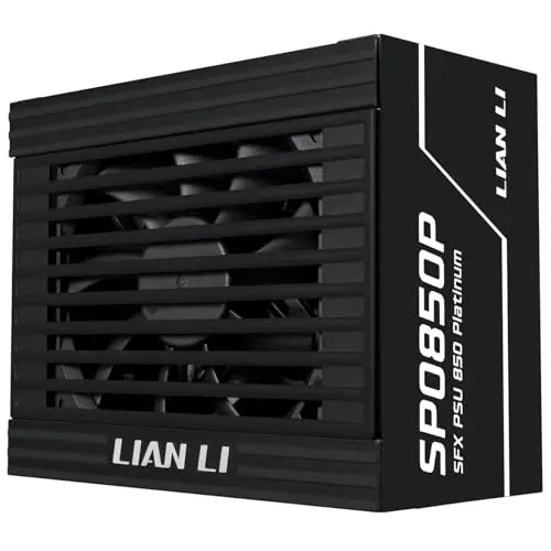 Lian Li SP Series Platinum 80 PLUS Platinum Netzteil, SFX, vollmodular, PCIe 5.1, ATX 3.1 - 850 Watt, schwarz
