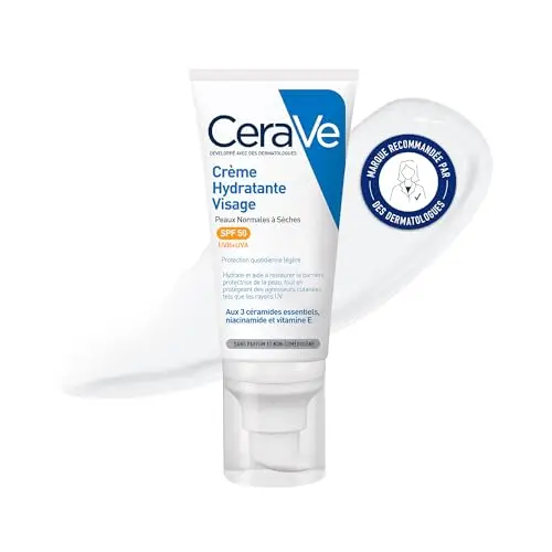 CeraVe Crème Hydratante SPF50 Visage
