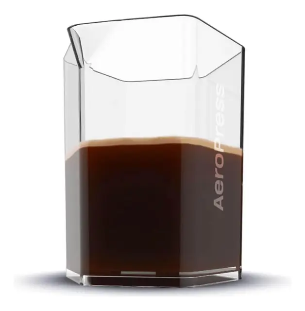 AeroPress Carafe pour Cafetière, Capacité 600 ml (20 oz), Carafe Incassable pour Café Filtré, Idéale pour Presses Original, Clear et XL, Design Compact et Facile à Transporter, Made in USA