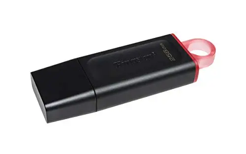 Kingston DataTraveler Exodia DTX/256GB Clé USB 3.2 Gen 1 - avec capuchon de protection et anneaux pour porte-clés de plusieurs couleurs