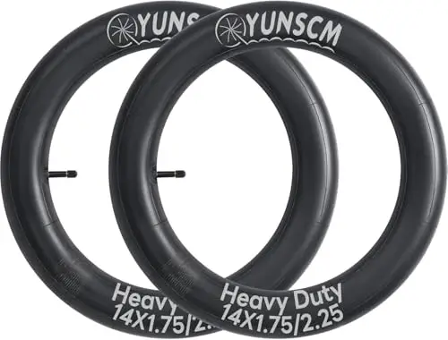 YunSCM Chambre à air vélo 14 pouces