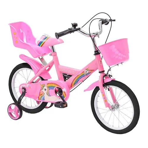 Baroni Toys Vélo Licorne Enfant