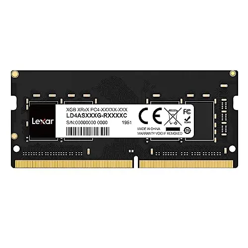 Lexar SODIMM RAM DDR4 16Go, 3200 MHz Ram PC Portable, Mémoire pour Ordinateur Portable SODIMM, 260-Pin SO-DIMM, Mémoire RAM, Memoire Haute Performance
