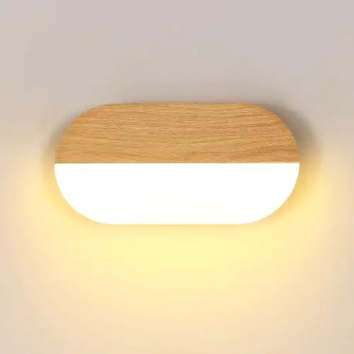 Osairous Applique Murale LED Bois