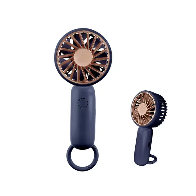 Jsdoin Mini Ventilateur Portable USB Clip 3 Vitesses Bleu