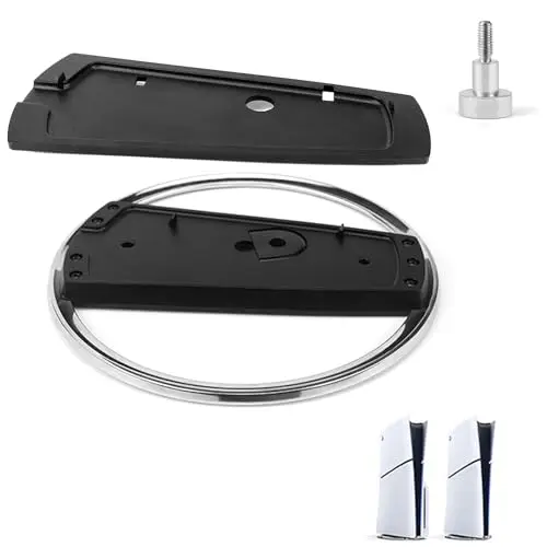 Support Vertical pour PS5 / Slim / Pro (Disque et Numérique Universel) - Accessoire Noir avec Coussinet Antidérapant