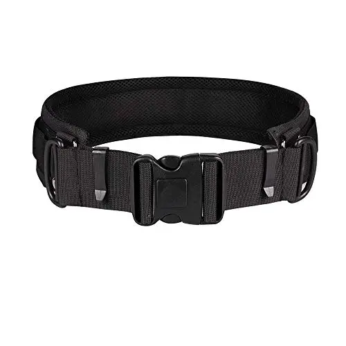 Ceinture de Caméra Multifonctionnelle en Nylon Durable - Réglable pour Extérieur Avec Anneaux en D - Pour Appareil Photo DSLR Canon Nikon Sony