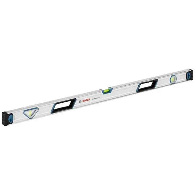 Bosch Professional niveau à bulle de 120 cm (lisible dans toutes les positions, corps en aluminium, embouts robustes, blister)