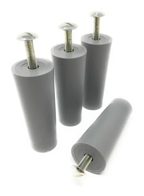 Butée Butoir de tampon pour volet 60 mm gris Lot de 4