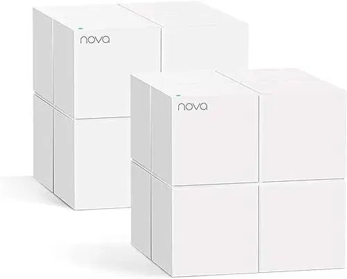 Tenda WiFi Mesh AC1200 Nova MW6 (2 Pack)- WiFi 5 Mesh System for Whole Home - Coverage of 200㎡(2500ft²) - Replacement Extender WiFi Repeater - Parental Control