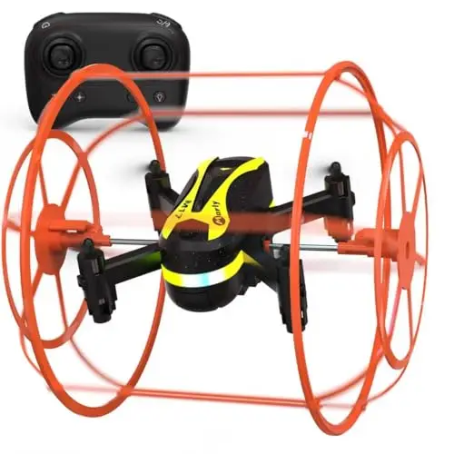 M17 Quadricoptère RC pour Débutants Mini Drone avec Coque de Protection Facile à piloter Drones d'intérieur et d'extérieur Retournement 3D Mode sans Tête Opération à Une Touche Cadeau