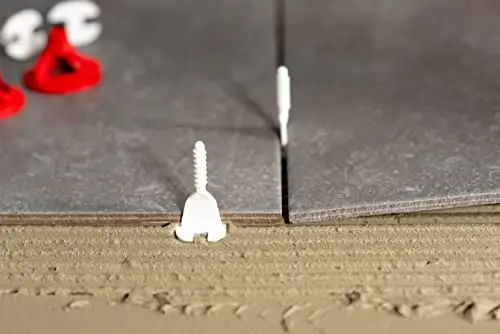 Twist-it – 250 croisillons autonivelants 2 mm à vis – Pour carreaux de 3 à 20 mm – Système de nivellement carrelage à vis