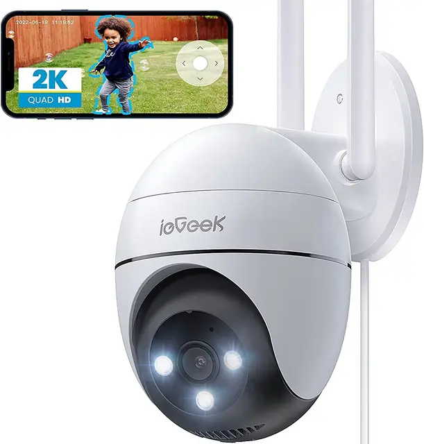 ieGeek 2K Caméra de Surveillance Extérieure