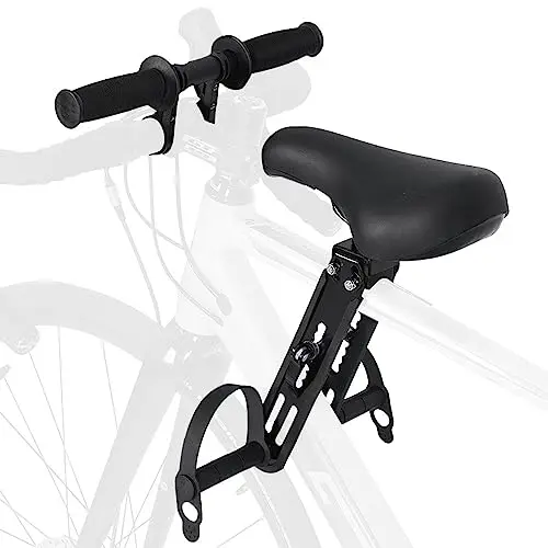 Mineup Siège de Vélo Monté à l'avant pour Avant Enfants, Siège de vélo pour Enfant avec Guidon, Sièges de vélo pour Enfants, Siege Velo Enfant Avant pour Enfants de 2 à 5 Ans, Jusqu'à 48 lbs