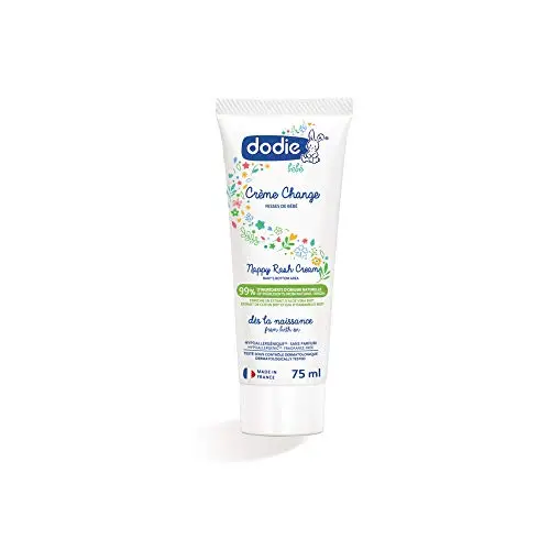 Dodie Crème Change sans Parfum Tube+Étui, Blanc, 75 ml, 1 Unité