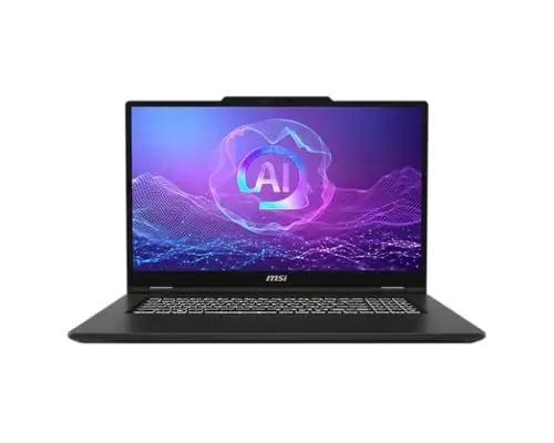 MSI Venture 17 AI A1MG-012FR : Intel Core Ultra 7 155H - 32GB DDR5 - SSD 1TB - Intel Arc Graphics - 17.3" Full HD 144Hz - Windows 11 Professionnel