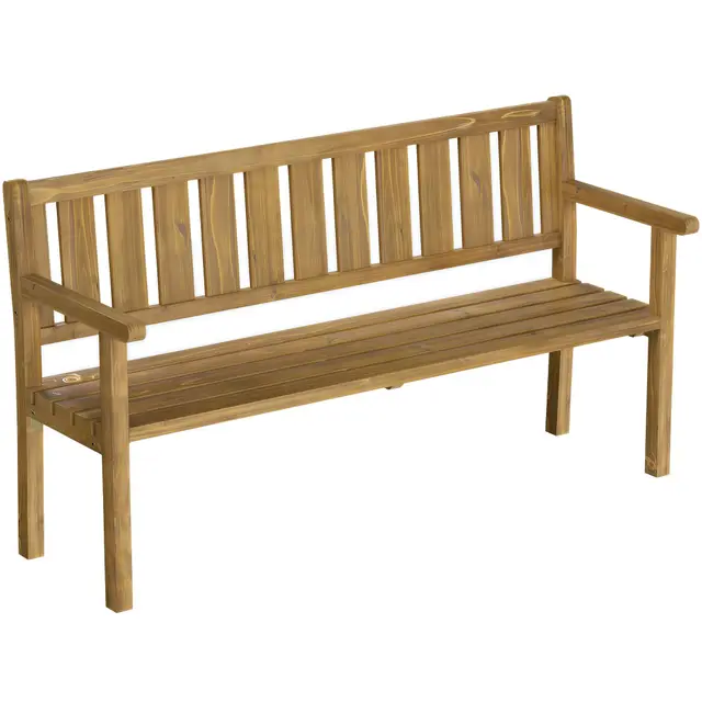 Outsunny 84K-069 Banc de Jardin 3 Places en Bois