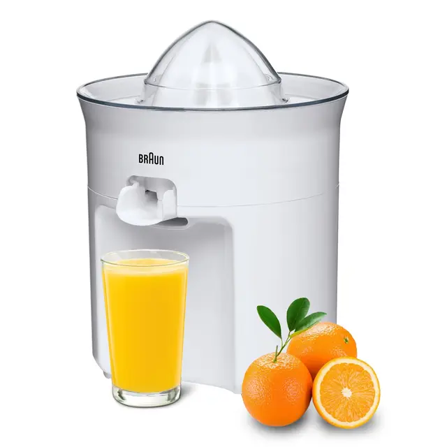 Braun CJ3050 Presse-Agrumes Electrique Acrylique Blanc 14 x 13 x 23 cm