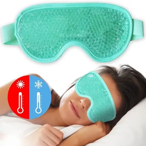 Vidapirme Masque Yeux Froid – Gel Yeux FATIGUÉS et GONFLÉS – Masque Visage Froid ANTI-CERNES – Gel Réutilisable pour les Yeux