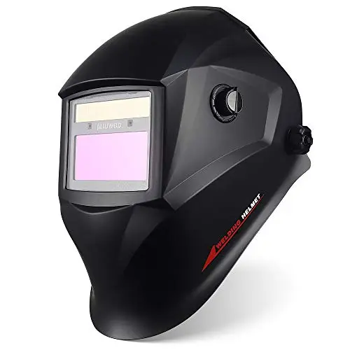 Masque De Soudure Automatique,Casque Soudure Auto Assombrissement Solaire Grande Vue Casque de Soudure DIN 9-13 Arc Tig Mig(avec 5 Protecteurs)