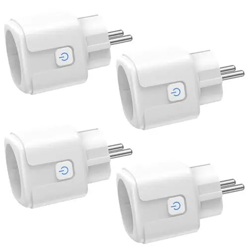 FAYIBUY Prises Intelligentes Wi-Fi 16 A Lot de 4