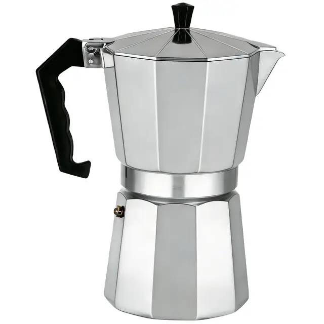 Vexaflow EspMac Cafetière Italienne Aluminium 6 Tasses