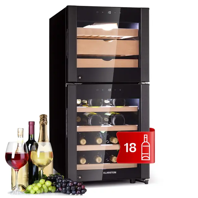 klarstein cave à vin et fromage 89l