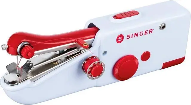 Singer Machine à coudre manuelle Blanc/rouge