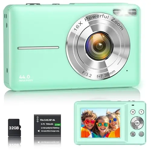 ixnaiqy appareil photo compact 44mp