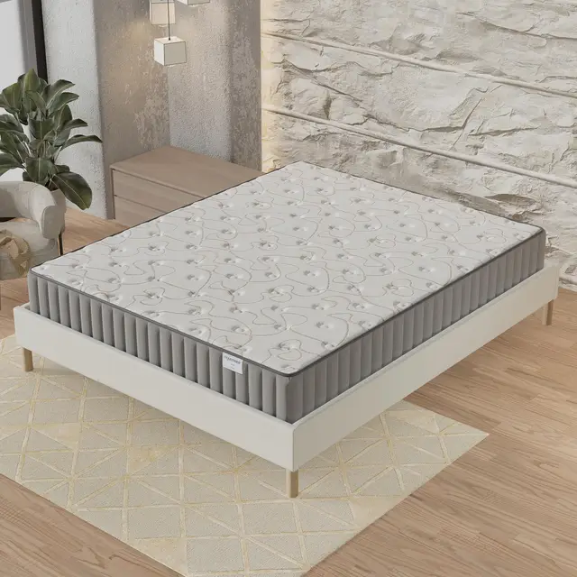 NOVEMBER- Matelas Orionis 160 x 200 cm- Technologie Hybrid: Mousse HDensité + Mousse MÉMOIRE De Forme- Ép 16cm- Soutien Tonique & Enveloppant- Label sanitized(Anti bactérien/acarien)
