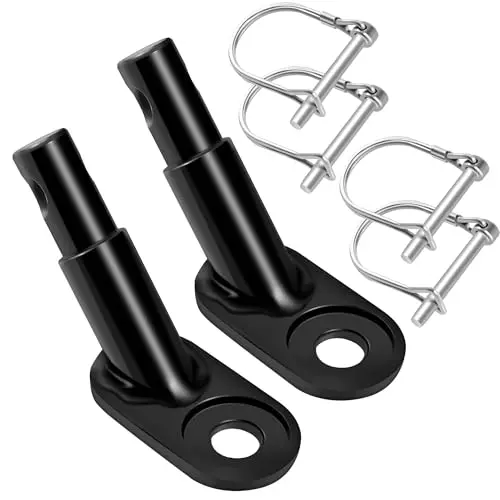 Attache De Remorque pour VéLo - Noir, Compatible avec Les Modèles Thule Chariot, Fer Galvanisé, Stable Et Durable
