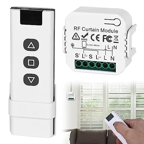 Kit de mise en service sans fil pour volets roulants intelligents, interrupteur pour stores compatible avec interrupteur sans fil 230v pour volets roulants, stores, stores bannes, composé d'une