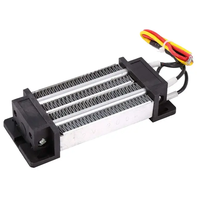 Chauffage PTC, Elément Chauffant PTC 200W DC 12V Réchauffeur d'Air isolé PTC Céramique Rapidement Sécurité Thermostat Céramique Electriquement Isolé-Chauffage PTC Haute Performance