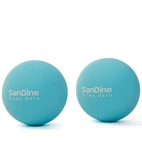 Balles de massage Lacrosse pour tissus profonds - Libération de la tension, soulagement de la douleur musculaire au dos, aux épaules, au cou - Idéal pour la thérapie de relâchement myofascial et de